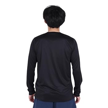 ニューバランス冷感ロングスリーブシャツドライ速乾メンズ黒M新品未使用 New Balance tシャツ ニューバランス シューパッチロング